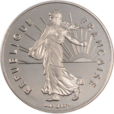 FRANCE, Semeuse, Franc, 1991, Paris, KM #925.1, MS(65-70), Nickel, 24, Gadoury..