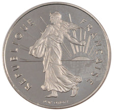 FRANCE, Semeuse, Franc, 2001, KM #925.2, MS(65-70), Nickel, 24, Gadoury #474b,..