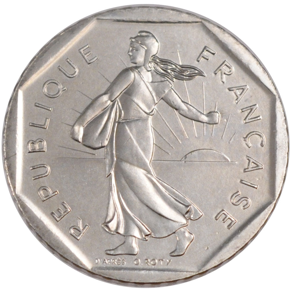 Vème République, 2 Francs Semeuse Abeille