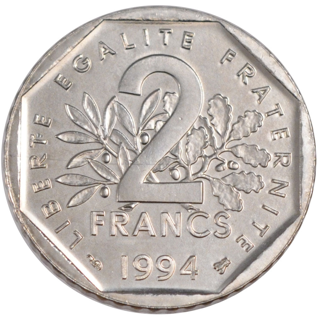 Vème République, 2 Francs Semeuse Abeille