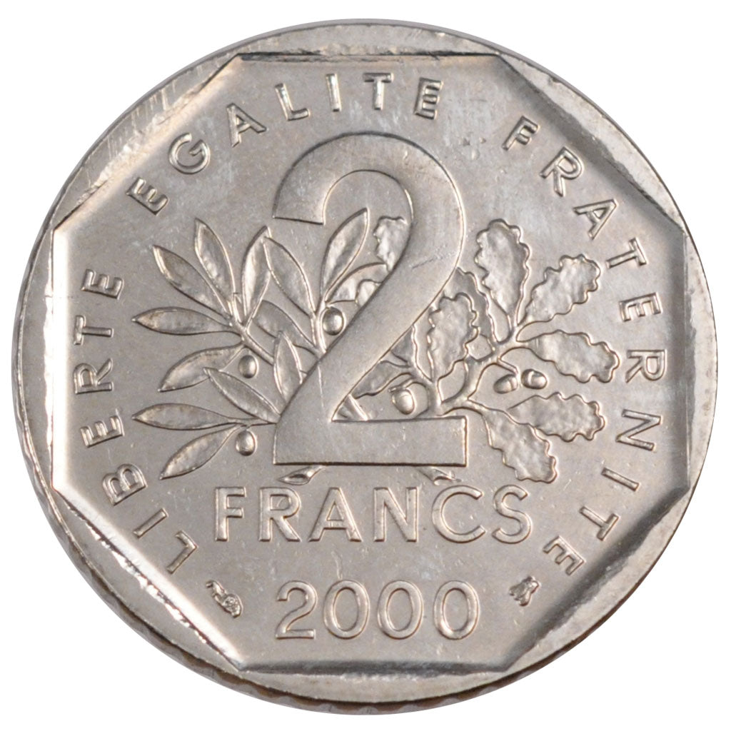 Vème République, 2 Francs Semeuse 