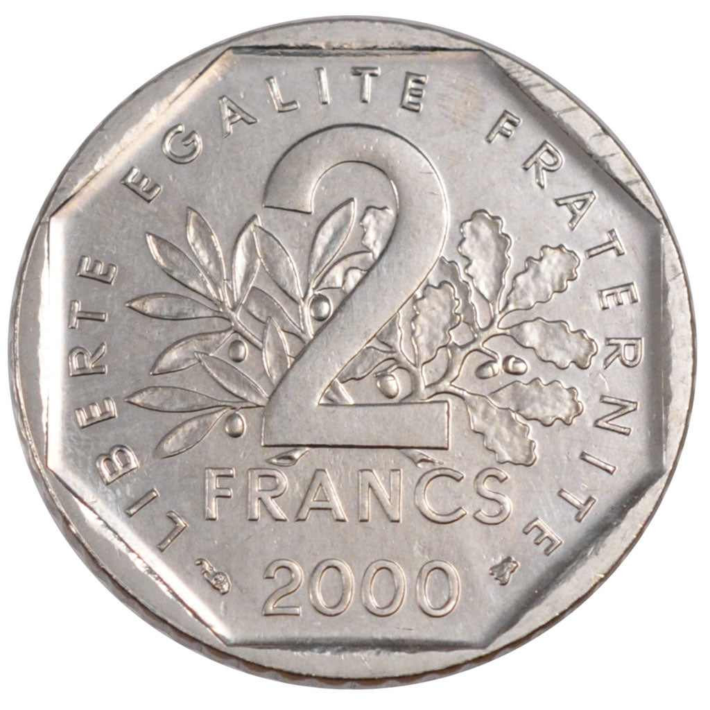 Vème République, 2 Francs Semeuse