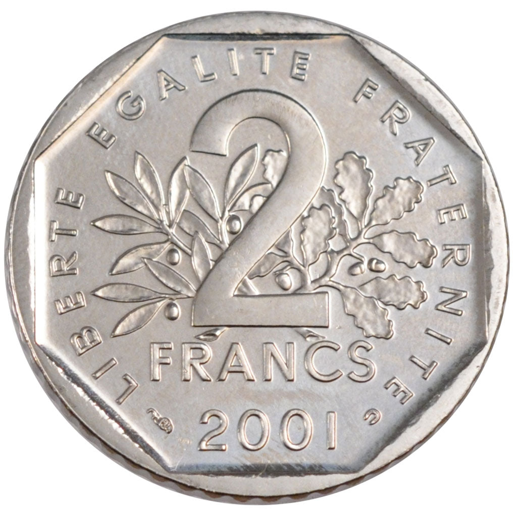 Vème République, 2 Francs Semeuse 