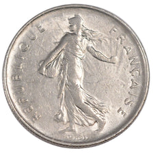 FRANCE, Semeuse, 5 Francs, 1977, Paris, KM #926a.1, EF(40-45), Nickel Clad...