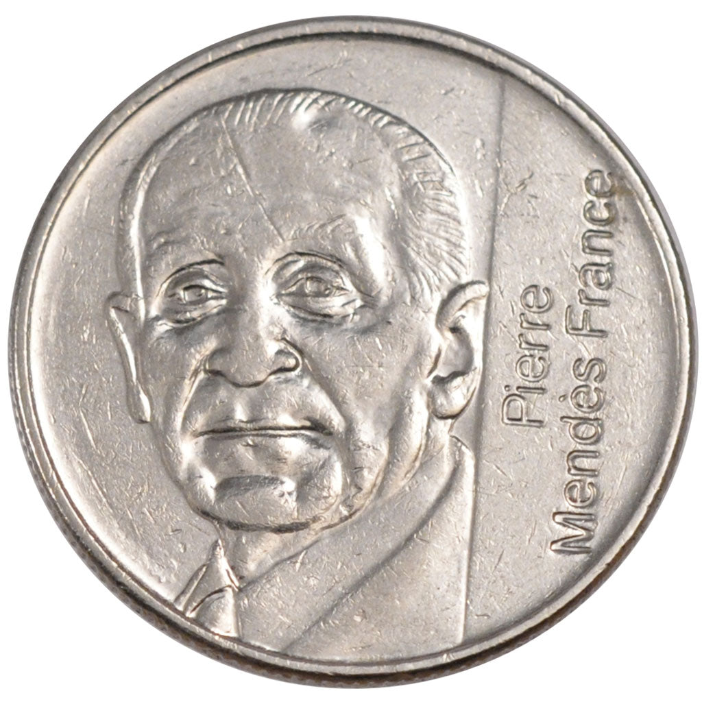 Vème République, 5 Francs Mendès France Sans Signature