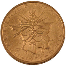 FRANCE, Mathieu, 10 Francs, 1976, KM #940, AU(55-58), Nickel-Brass, 26, Gadoury.