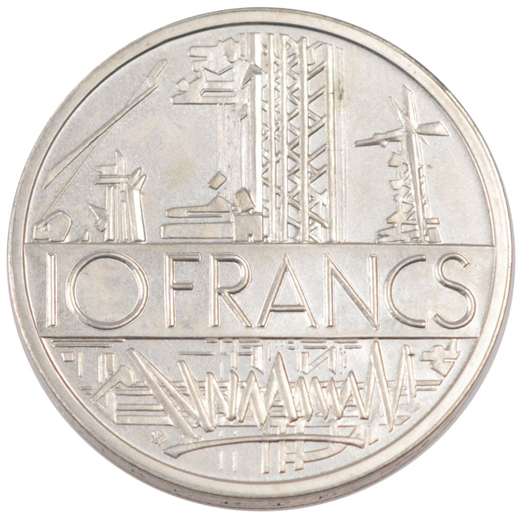 FRANCE, 10 Francs, 1979, KM #P648, MS(65-70), Silver, Gadoury #814p, 22.80