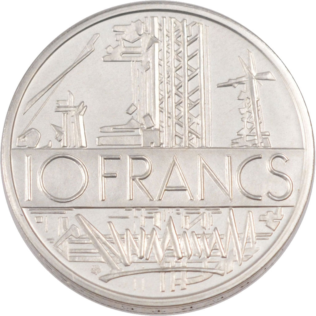 Coin, France, 10 Francs, 1980, MS(65-70), Silver, Gadoury:814p