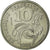 Coin, France, 10 Francs, 1986, MS(65-70), Nickel, KM:E132, Gadoury:824