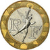 Moneta, Francja, Génie, 10 Francs, 1988, MS(65-70), Bimetaliczny, KM:E140