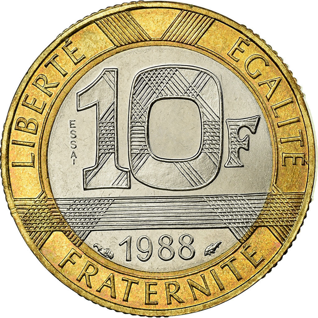 Monnaie, France, Génie, 10 Francs, 1988, FDC, Bi-Metallic, Gadoury:827, KM:E140