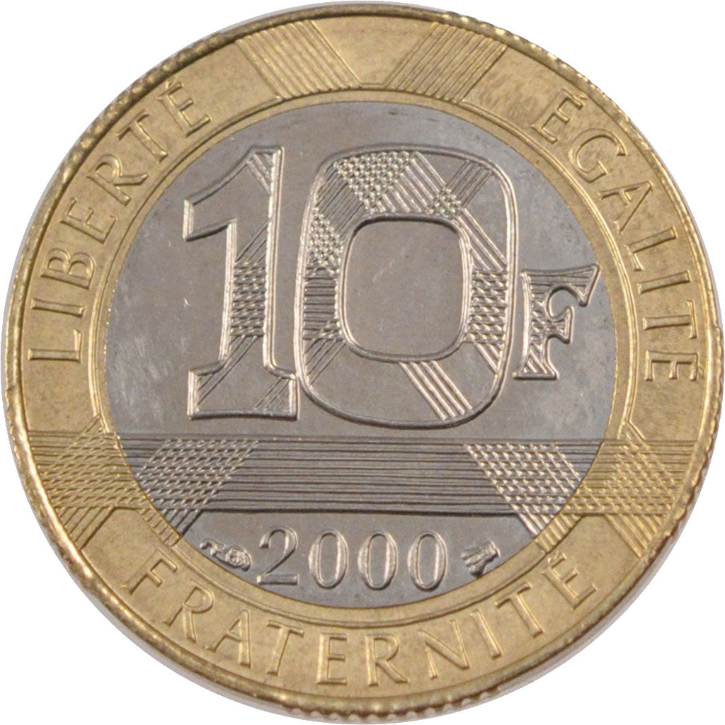 Francia, Génie, 10 Francs, 2000, FDC, Alluminio-bronzo, KM:964.2, Gadoury:827