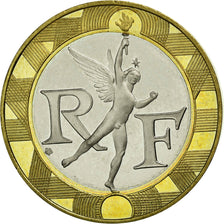 Coin, France, Génie, 10 Francs, 2000, MS(65-70), Aluminum-Bronze, Gadoury:827a