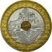 Coin, France, Mont Saint Michel, 20 Francs, 1996, MS(65-70), Tri-Metallic