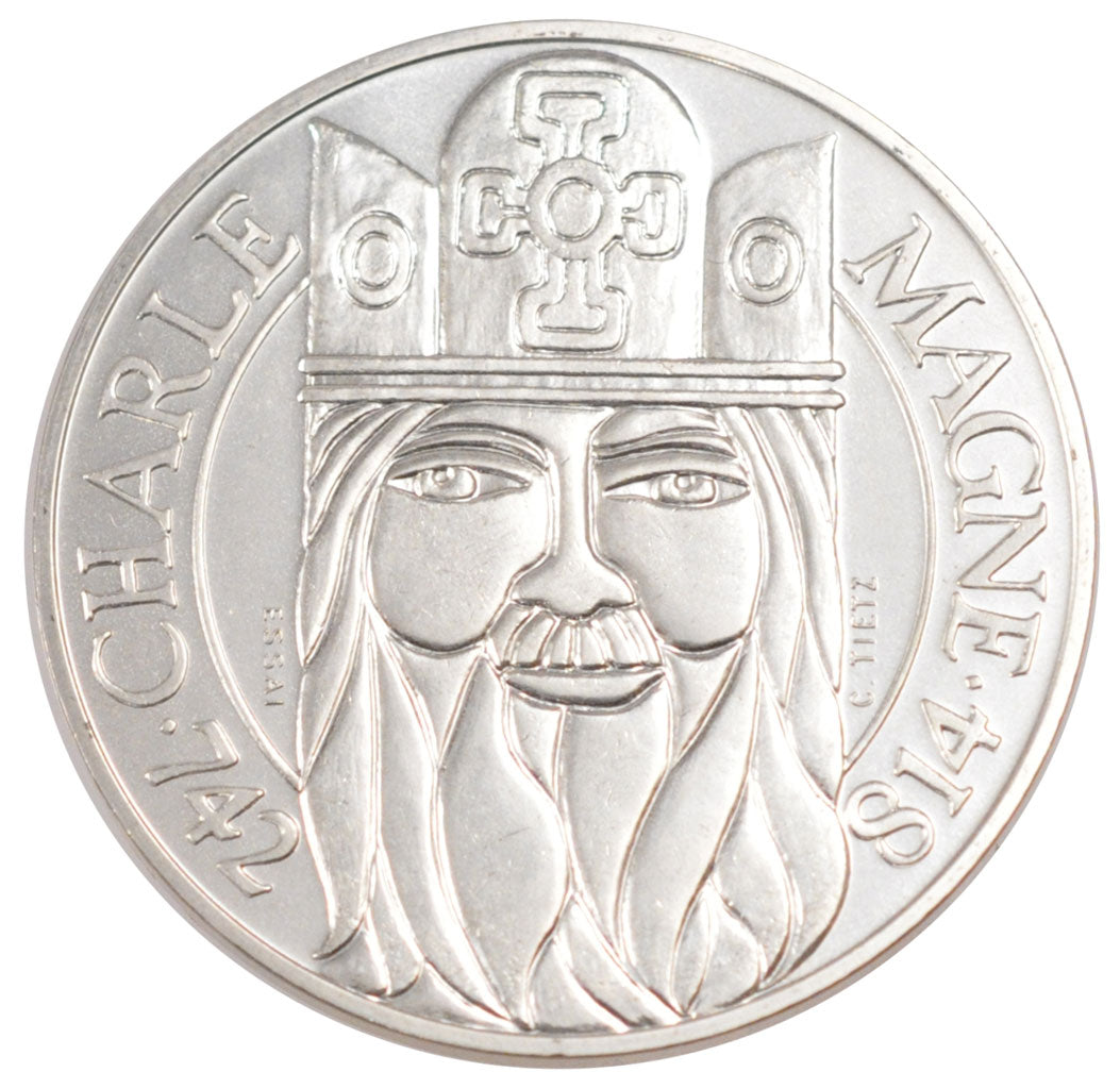 FRANCE, 100 Francs, 1990, MS(65-70), Silver, Gadoury #905, 15.00
