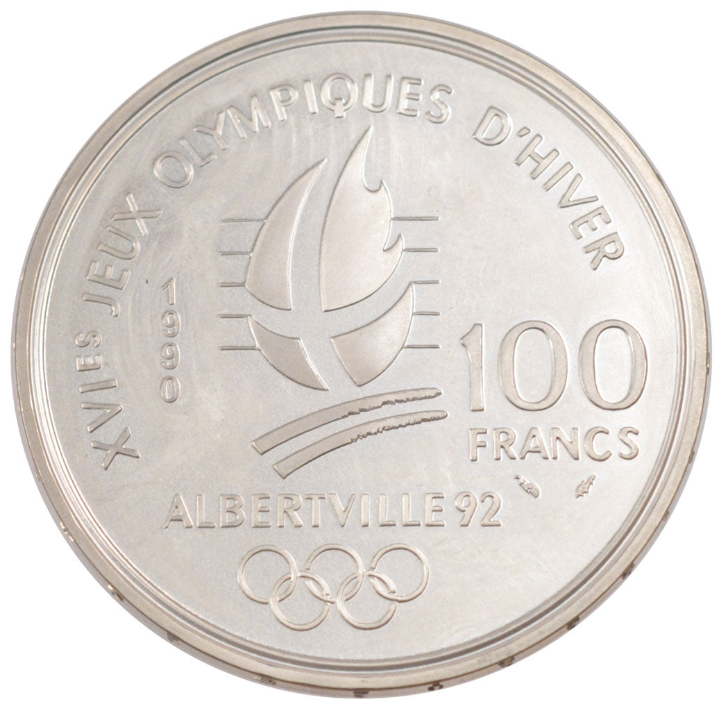 Vème République, 100 Francs JO d' Albertville 1992
