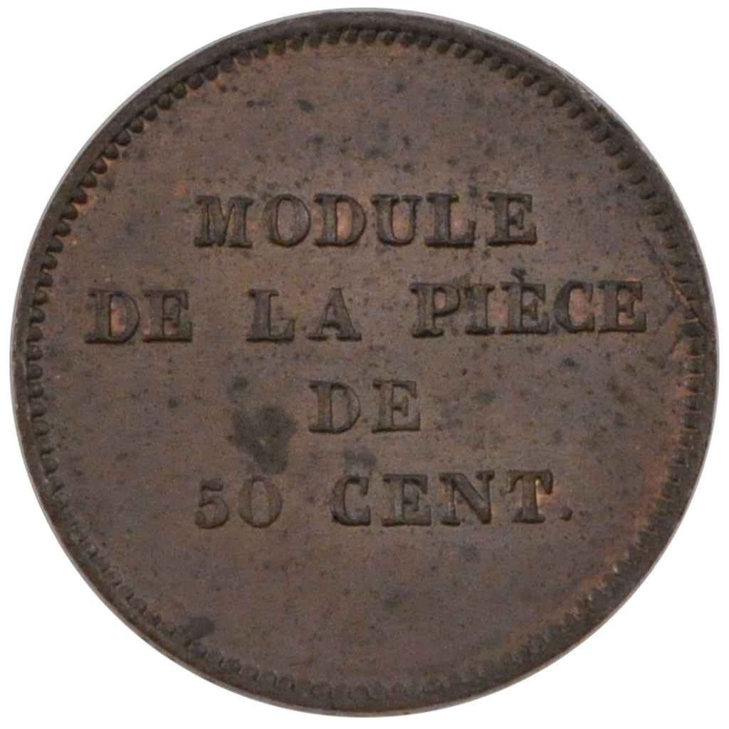Coin, France, 50 Centimes, MS(60-62), Gadoury:409