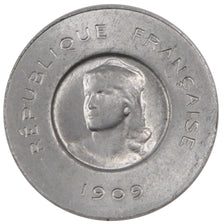 FRANCE, 5 Centimes, 1909, MS(60-62), Aluminium, Gadoury #166, 1.07
