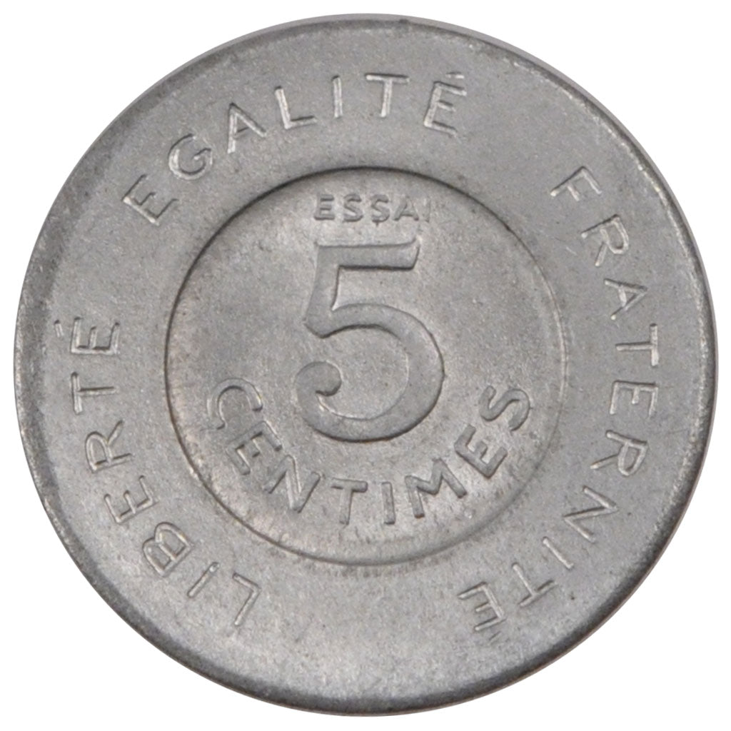 FRANCE, 5 Centimes, 1909, MS(60-62), Aluminium, Gadoury #166, 1.07