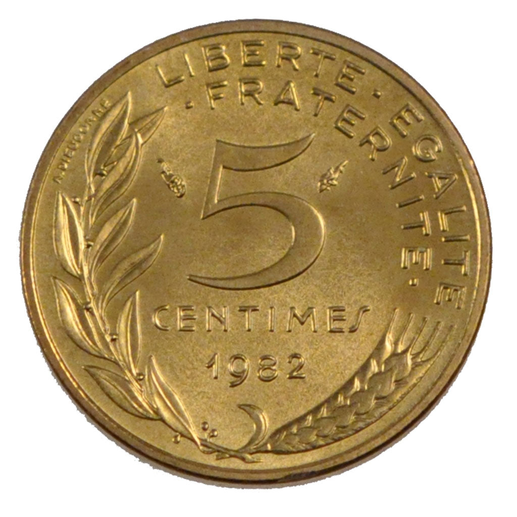Coin, France, Marianne, 5 Centimes, 1982, Paris, MS(65-70), Aluminum-Bronze