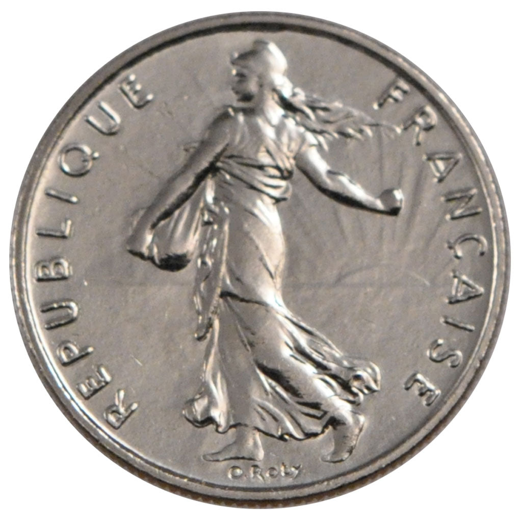 Vème République, 1/2 Franc Semeuse 
