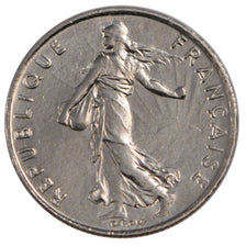FRANCE, Semeuse, 1/2 Franc, 1997, Paris, KM #931.1, MS(65-70), Nickel, 19.5,...