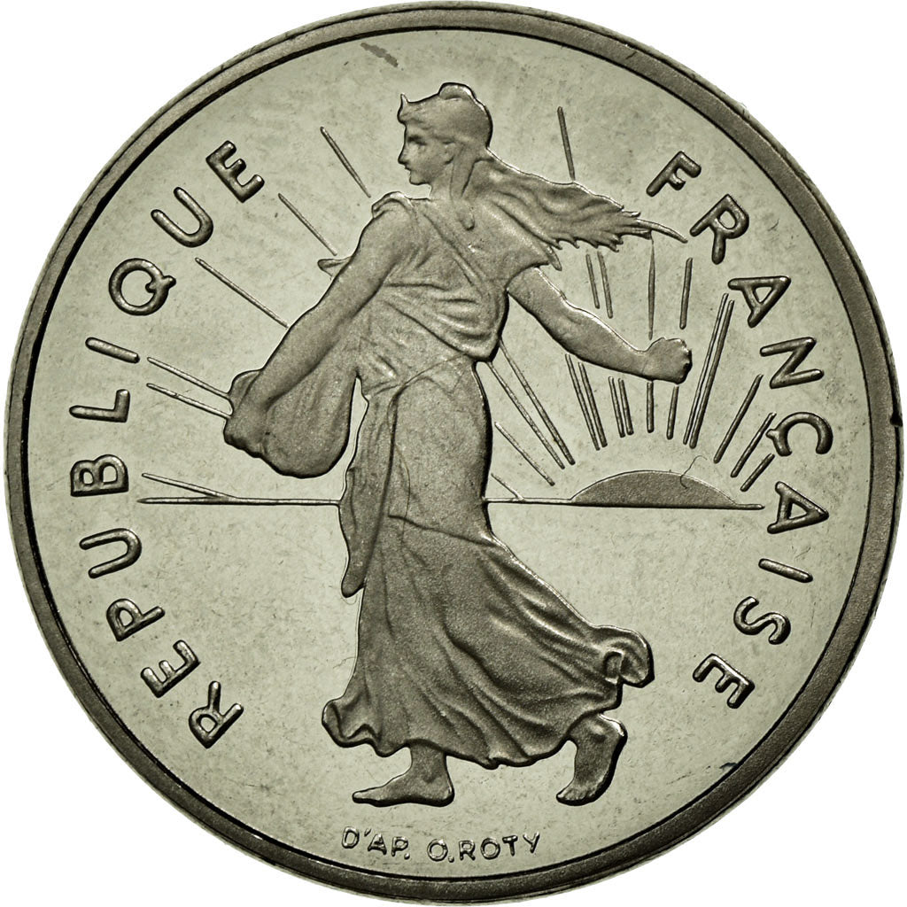 Coin, France, Semeuse, 1/2 Franc, 2000, Paris, MS(65-70), Nickel, Gadoury:429a