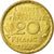 Munten, Frankrijk, 20 Francs, 1950, FDC, Bronze-Aluminium, Gadoury:861