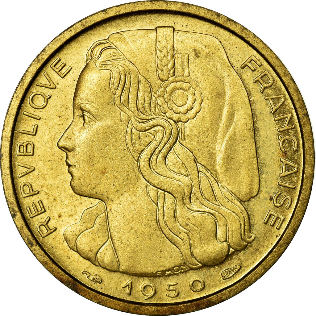 Moneta, Francia, 20 Francs, 1950, FDC, Bronzo-alluminio, KM:PN111, Gadoury:863
