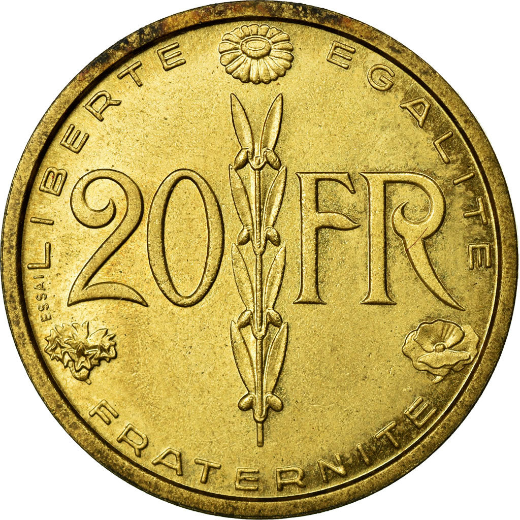 Moneta, Francia, 20 Francs, 1950, FDC, Bronzo-alluminio, KM:PN111, Gadoury:863