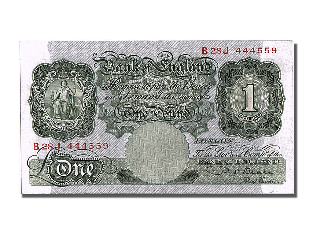 Banknote, Great Britain, 1 Pound, EF(40-45)