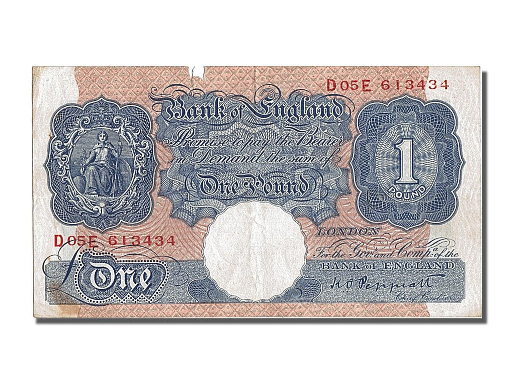 Banconote, Gran Bretagna, 1 Pound, MB+
