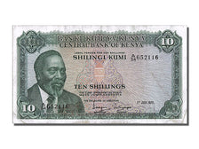 Kenya, 10 Shillings, 1972, KM #7c, 1972-07-01, AU(50-53), A.54