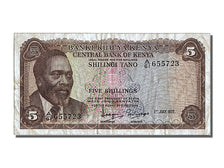Kenya, 5 Shillings, 1972, KM #6c, 1972-07-01, EF(40-45), A.61