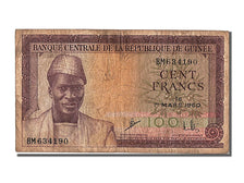 Banknote, Guinea, 100 Francs, 1960, 1960-03-01, KM:13a, VF(30-35)
