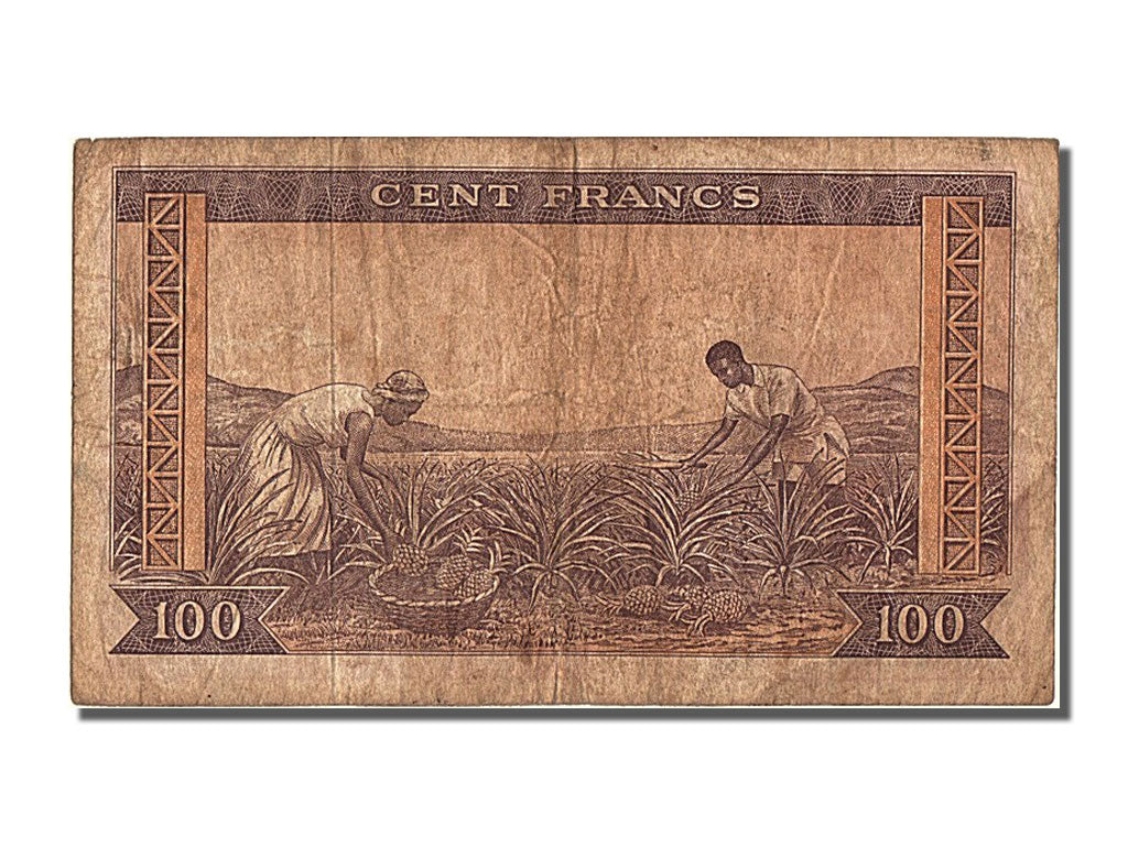 Banknote, Guinea, 100 Francs, 1960, 1960-03-01, KM:13a, VF(30-35)