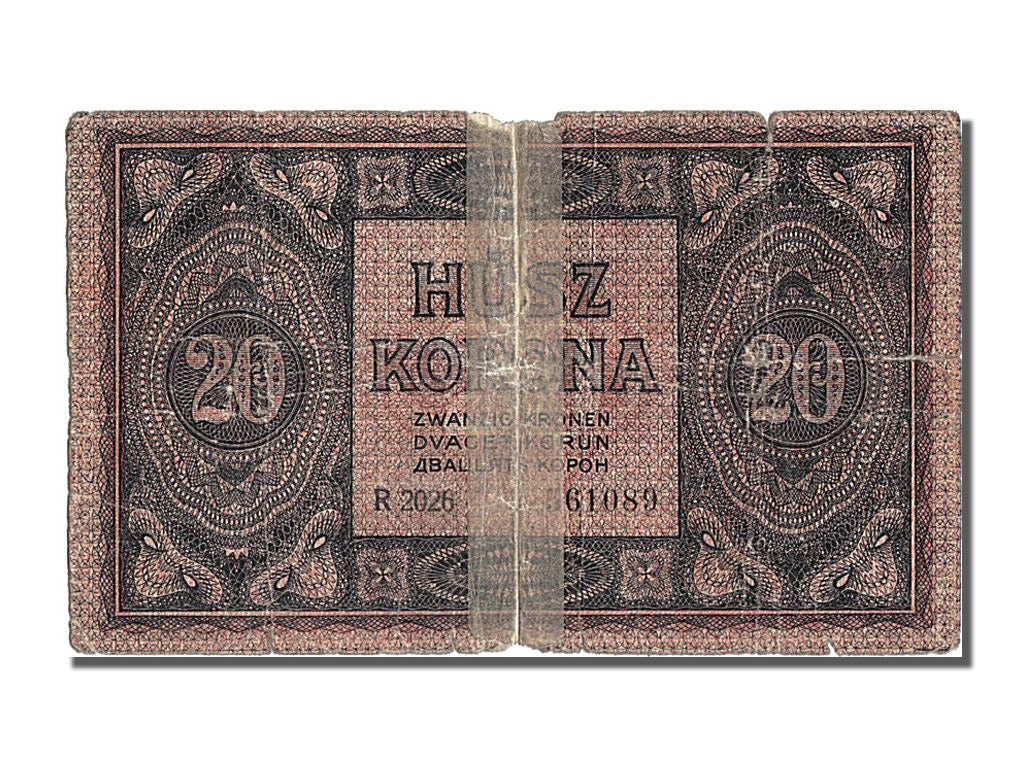 Hongrie, 20 Korona type 1919
