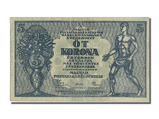 Hungary, 5 Korona, 1919, KM #35, 1919-05-15, AU(55-58), O32