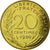Munten, Frankrijk, Marianne, 20 Centimes, 1980, FDC, Aluminum-Bronze
