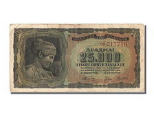 Banknote, Greece, 25,000 Drachmai, 1943, 1943-08-12, EF(40-45)