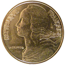 Munten, Frankrijk, Marianne, 20 Centimes, 1981, FDC, Aluminum-Bronze