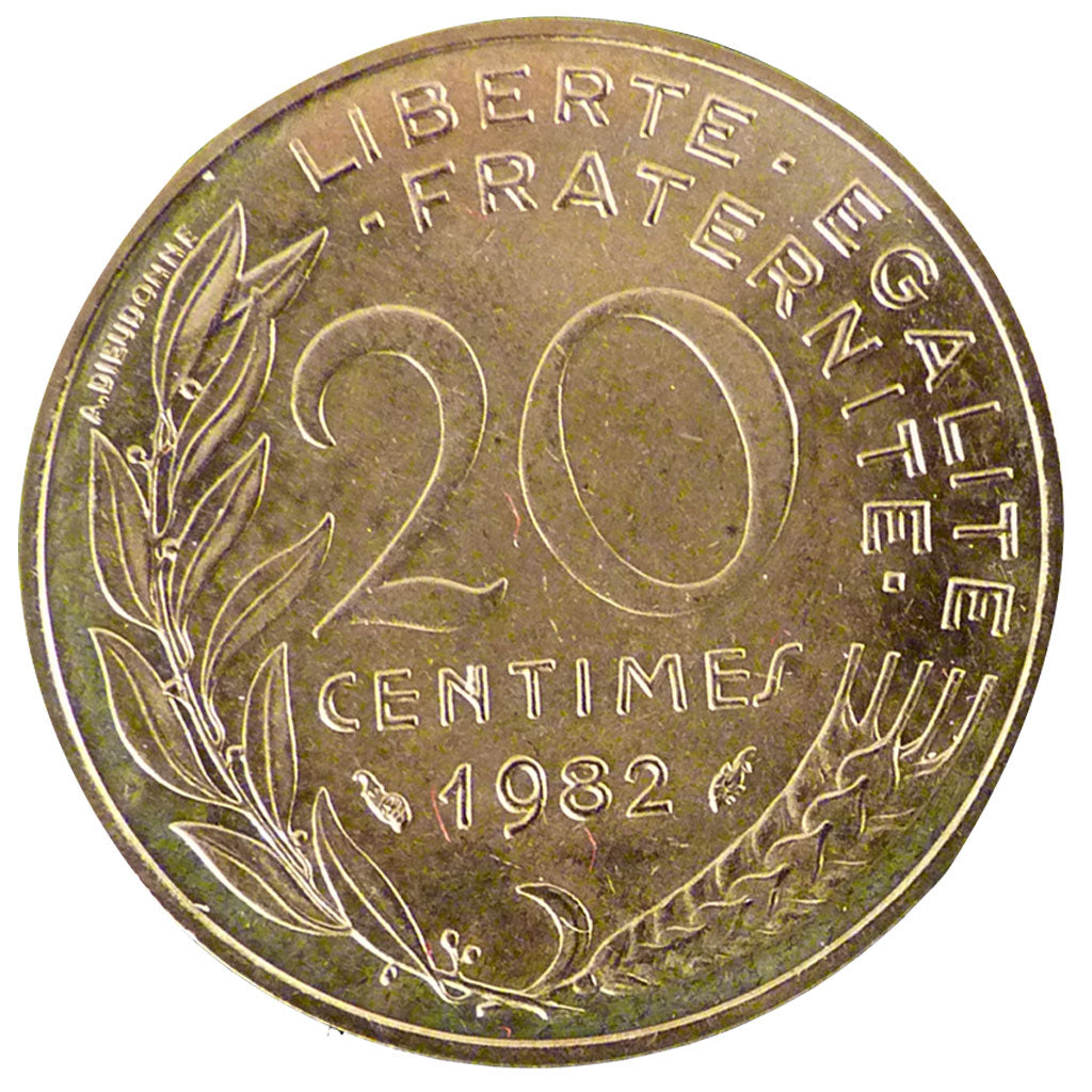 V ème République, 20 Centimes Marianne