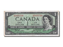 Canada, 1 Dollar, 1954, KM #74a, AU(50-53), D/M