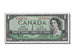 Canada, 1 Dollar, 1954, KM #74a, AU(50-53), D/M