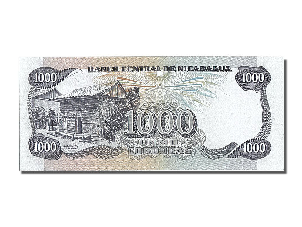 Nicaragua, 1000 Córdobas, 1985, KM #145b, UNC(65-70), G
