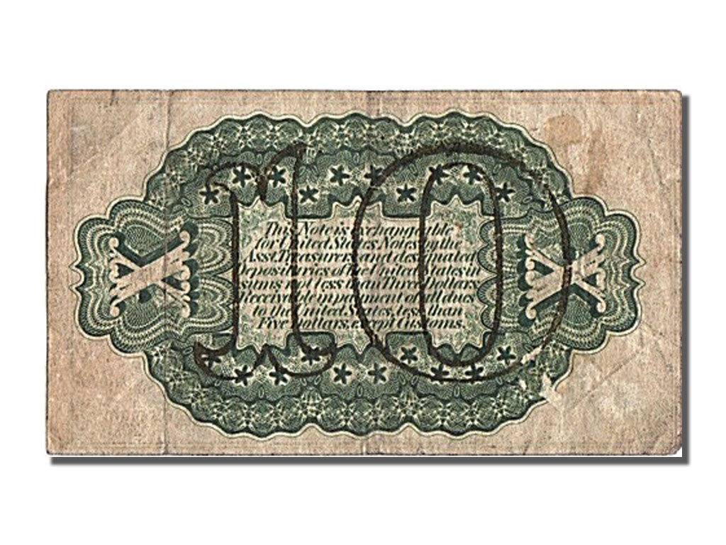 United States, 10 Cents, 1863, 1863-03-03, AU(50-53)