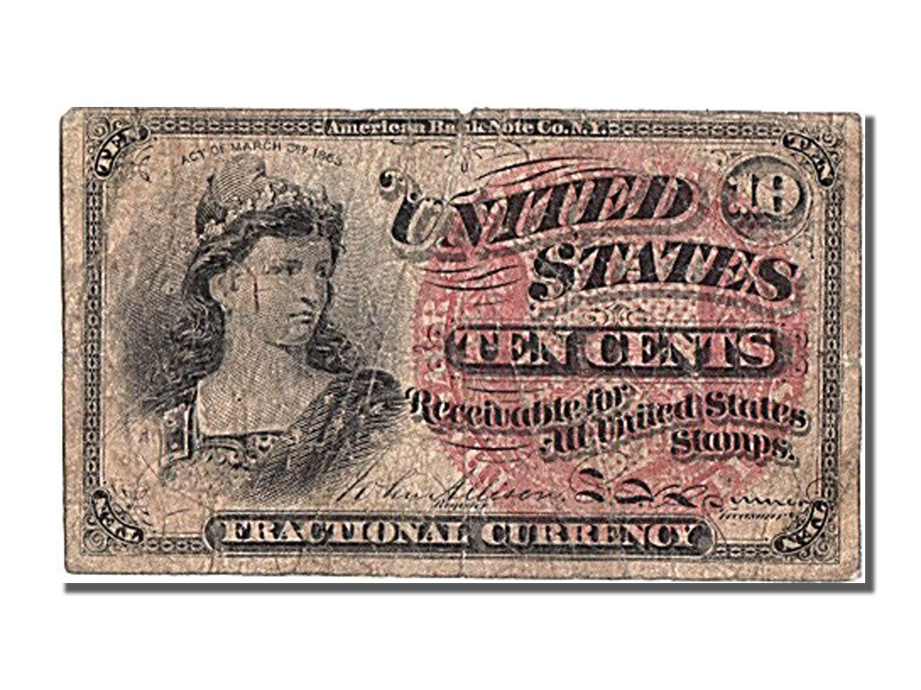 United States, 10 Cents, 1863, 1863-03-03, VF(30-35)