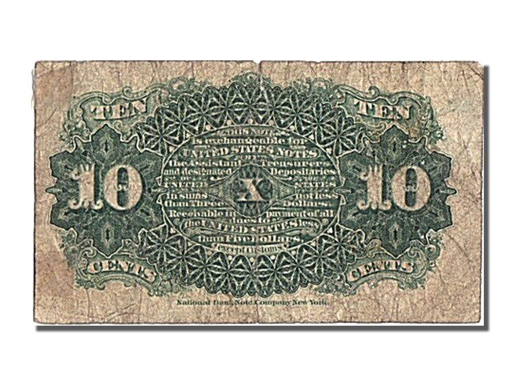 United States, 10 Cents, 1863, 1863-03-03, VF(30-35)