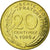 Munten, Frankrijk, Marianne, 20 Centimes, 1986, FDC, Aluminum-Bronze