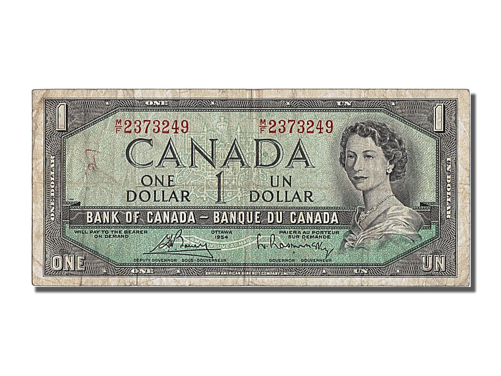 Canada, 1 Dollar, 1954, BB